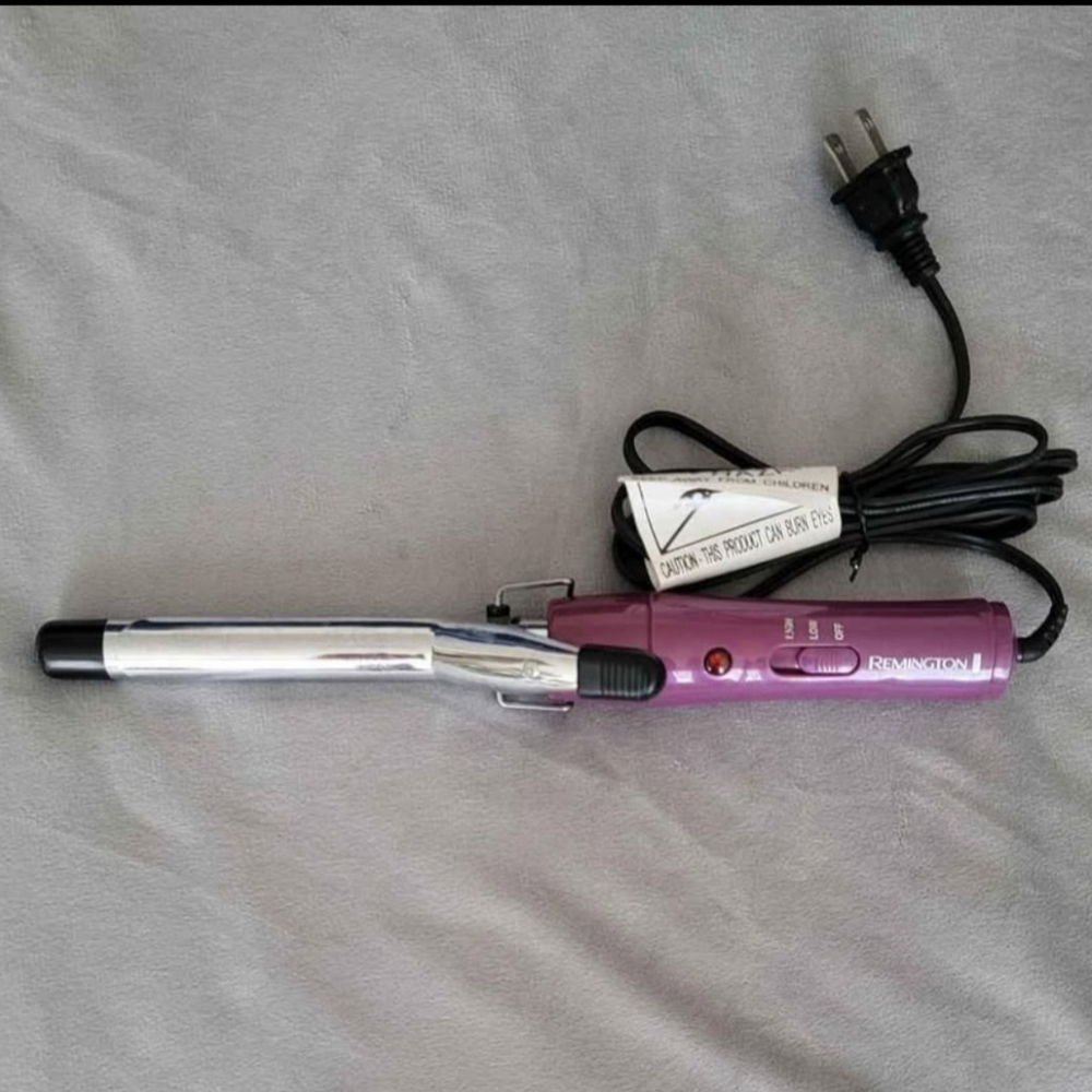 Remington Purple and Silver Curling Iron